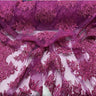 Sequin Lace Fabric With Embroideries On Mesh - 100 Percent Polyester Fabric, Double Scalloped Floral Lace, 51" Width