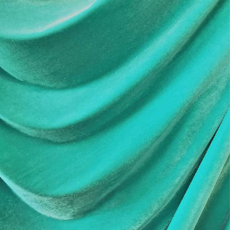 Soft Stretch Velvet Fabric - Spring Green, Hunter Green, Tiffany, Olive, Mint, Jade, 58" Width