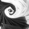 Tricot Fusible Interfacing Fabric - White/Black, 60" Width