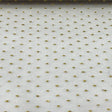 Sparkling Tulle Ribbon Roll Glitter Tulle Fabric - Gold/Silver Glitter, 6" Width, 10 Yards
