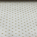 Sparkling Tulle Ribbon Roll Glitter Tulle Fabric - Gold/Silver Glitter, 6" Width, 10 Yards