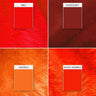 Red Burgundy Orange Neon Orange Faux Fur Fabric - Long Pile Shag, 1 Yard