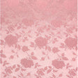 Baby Pink Rose Floral Jacquard Satin Fabric - Baby Pink Rose Floral, 60" Width