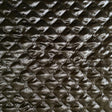 Soft And Durable Quilted Polyester Fabric - Diamond Quilted Pattern, Black, 60" Width (1 Yard)