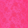 Neon Pink Rose Floral Jacquard Satin Fabric - Neon Pink Rose Floral Jacquard, 60" Width
