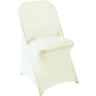 Event Spandex Chair Covers Spandex Fabric - Black, White, Ivory, Stretch Slipcovers For Folding And Banquet Chairs
