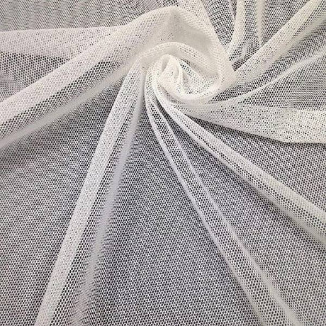 Micro Stretch Mesh Fabric - Black, Soft, Flexible, 60" Width (1 Yard)