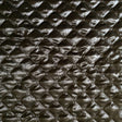 Black Polyester Fabric - Quilted Padded, Black