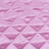 Polyester Quilted Padded Fabric - Black, Pink, Red, White Quilted Fabric (1 Yard)