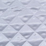 Polyester Quilted Padded Fabric - Black, Pink, Red, White Quilted Fabric (1 Yard)