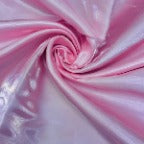 Glossy Liquid Satin Polyester Fabric - Baby Pink, Shiny Smooth, 58" Wide
