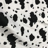 Zebra Or Cow Print Poly Cotton Fabric - Animal Print, Black Or Brown, 58/60" Width