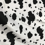 Zebra Or Cow Print Poly Cotton Fabric - Animal Print, Black/White, Brown/White, Zebra, 58/60" Wide