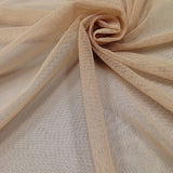 Micro Stretch Mesh Nude Fabric - Black, Blush, Champagne, DK Nude, Hunter Green, Ivory, Nude, Off White, White, 60" Width