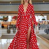 Big Polka Dot Poly Cotton Fabric - Large Dot Print, Black Red, 60" Width (1 Yard)