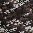 Swim Knit Nylon Spandex Camo Brown