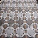 Cut Velvet Upholstery Fabric Circles Koala