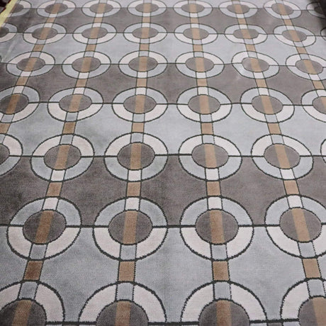 Cut Velvet Upholstery Fabric Circles Koala