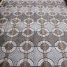 Cut Velvet Upholstery Fabric Circles Koala