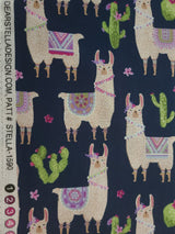 Quilting Cotton No Cause for a Llama Dear Stella