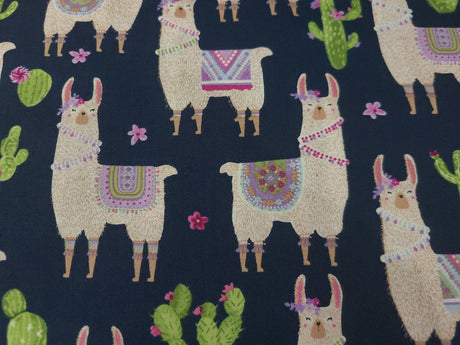 Quilting Cotton No Cause for a Llama Dear Stella