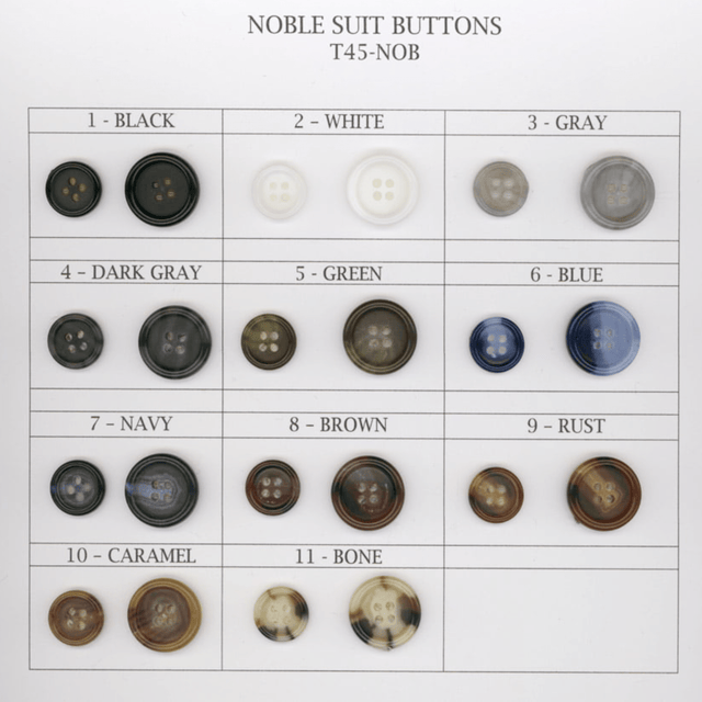 Noble Suit Buttons - Buttons, Black, Ligne 24