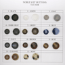 Noble Suit Buttons - Buttons, Black, Ligne 24