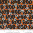 Cotton Fabric Noir Pumpkin Boo Orange 44"/45" Wide
