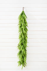 72 Inch Deluxe Real Touch Cedar Garland Full Lush Christmas Mantel Staircase Décor