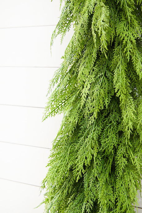 72" Deluxe Real Touch Cedar Garland