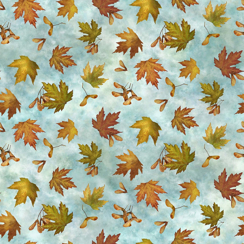 Quilting Cotton Autumn Splendor Stonehenge Floral Northcott