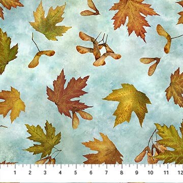 Quilting Cotton Autumn Splendor Stonehenge Floral Northcott