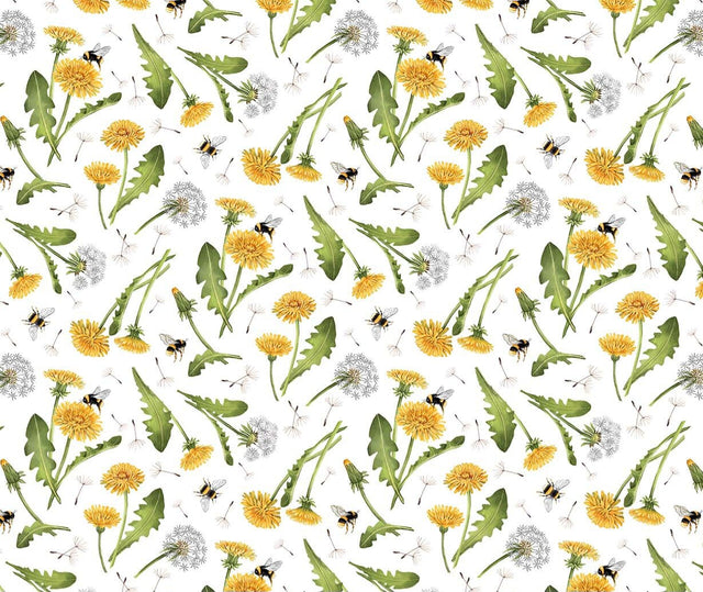 Quilting Cotton Northcott Beecroft Floral 100% Cotton