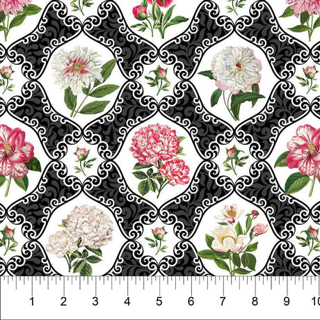 Quilting Cotton Peony Passion Northcott