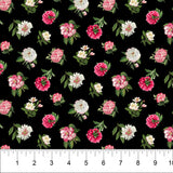 Quilting Cotton Bloom Collection Peony Passion Floral Northcott