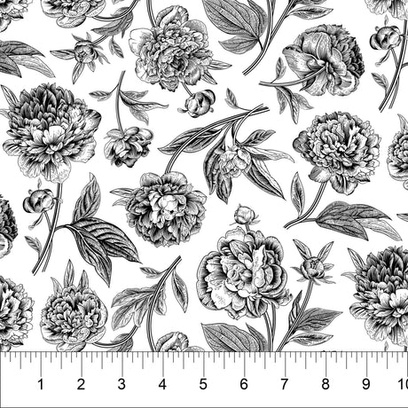 Quilting Cotton Bloom Collection Peony Passion Northcott