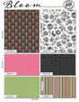 Quilting Cotton Bloom Collection Peony Passion Floral Northcott