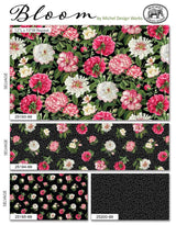 Quilting Cotton Bloom Collection Peony Passion Floral Northcott