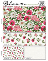 Quilting Cotton Bloom Collection Peony Passion Floral Northcott