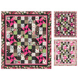Quilting Cotton Peony Passion Lengthwise Stripe Northcott