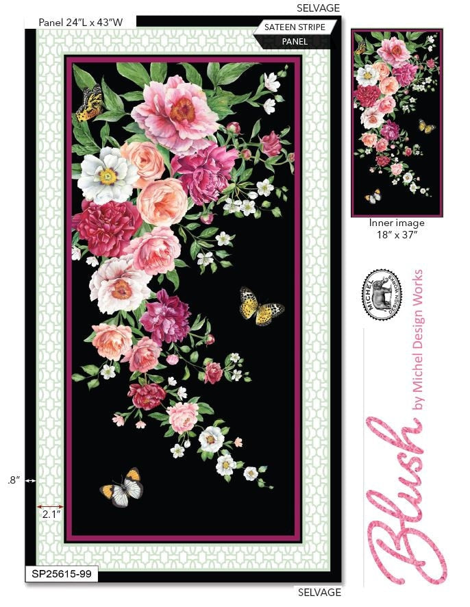 Quilting Cotton Blush Pine Toscana Northcott