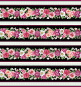 Quilting Cotton Blush Collection Border Stripe Northcott