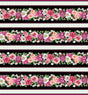 Quilting Cotton Blush Collection Border Stripe Northcott