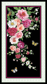 Fabric Panel Blush Collection Floral Northcott