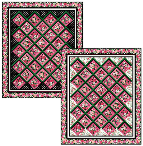 Fabric Panel Blush Collection Floral Northcott