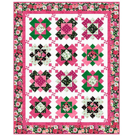Fabric Panel Blush Collection Floral Northcott