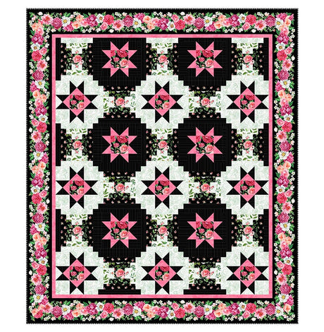 Fabric Panel Blush Collection Floral Northcott