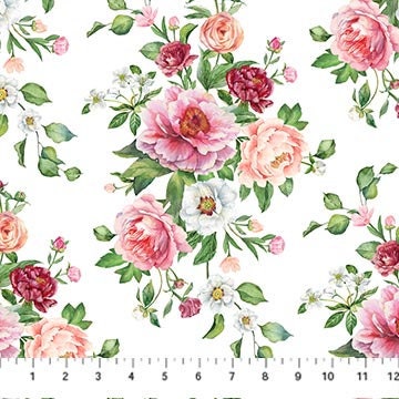 Quilting Cotton Blush Collection Sateen Stripes Northcott