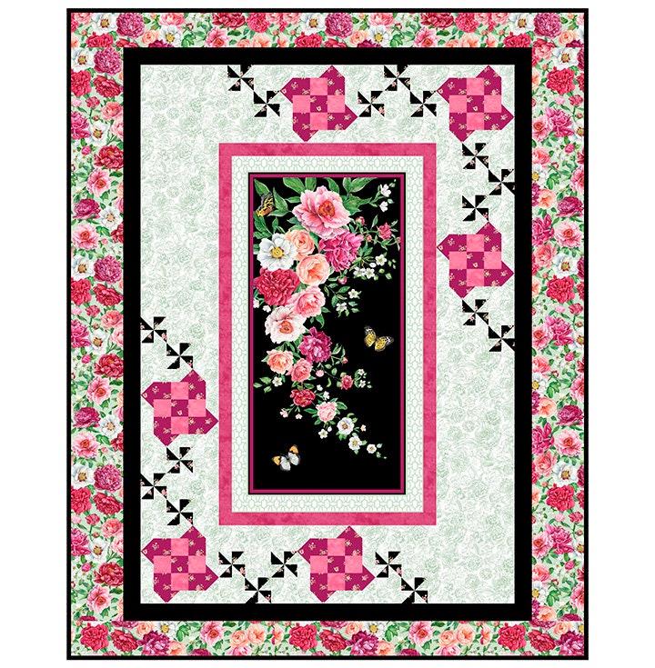 Quilting Cotton Blush Collection Sateen Stripes Northcott