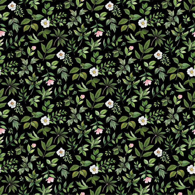 Wide Quilt Backing Blush Collection Leaf Toss Northcott